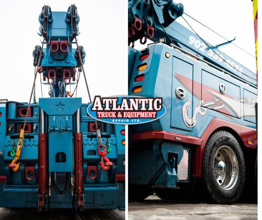 Atlantic Truck heavy equipment close up